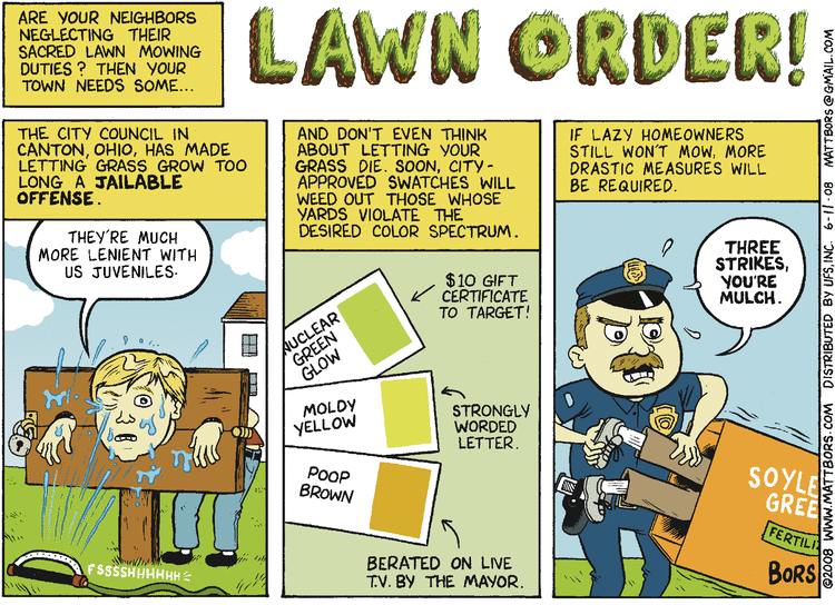 Matt Bors Comic Strip for June 11, 2008 