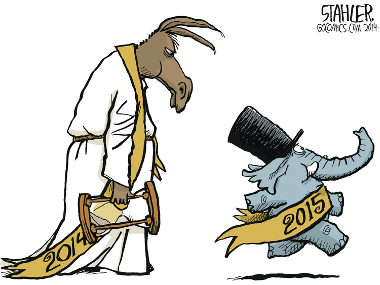 Jeff Stahler Comic Strip for December 31, 2014 