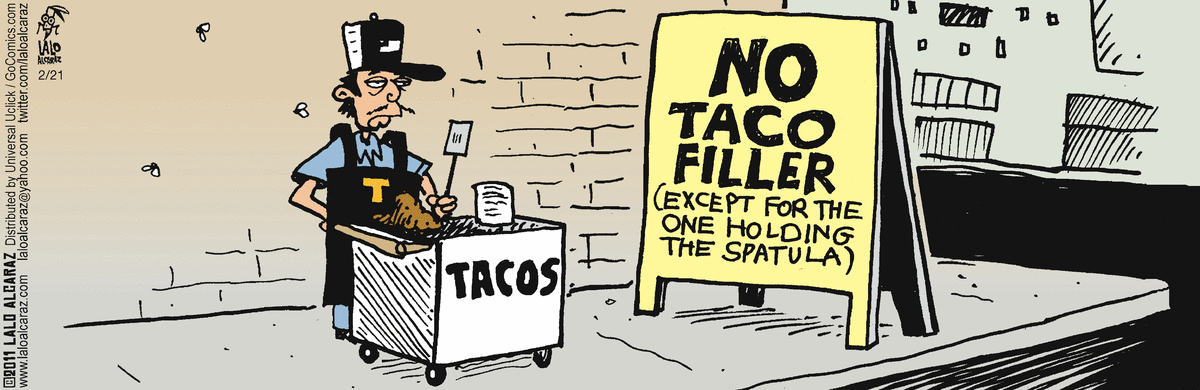 La Cucaracha Comic Strip for February 21, 2011 