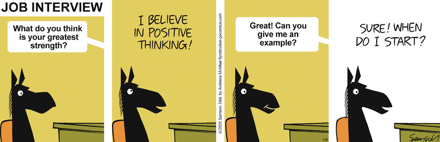 Dark Side of the Horse Comic Strip for January 09, 2025 