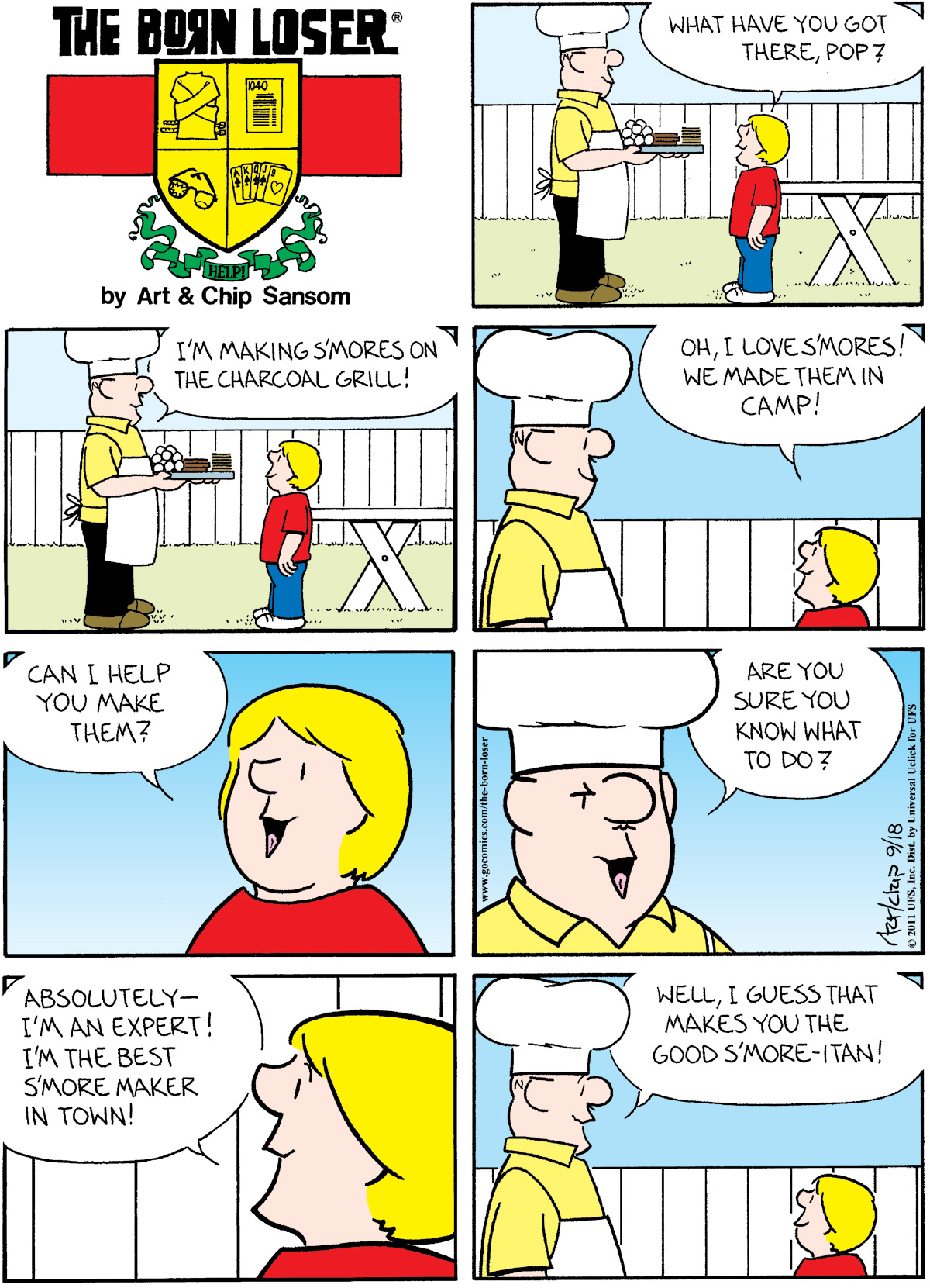 The Born Loser Comic Strip for September 18, 2011 
