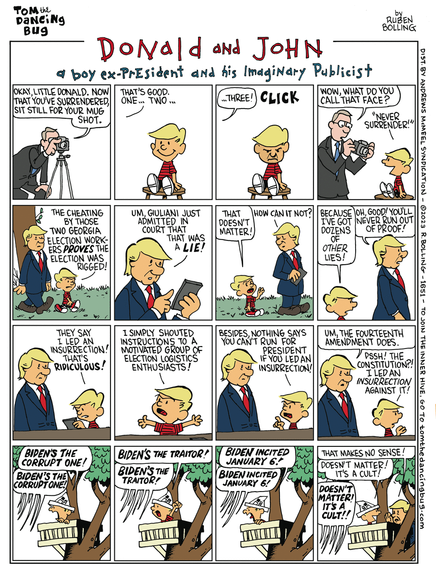 Tom the Dancing Bug Comic Strip for September 08, 2023 