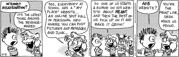 Heart of the City Comic Strip for October 31, 2005 