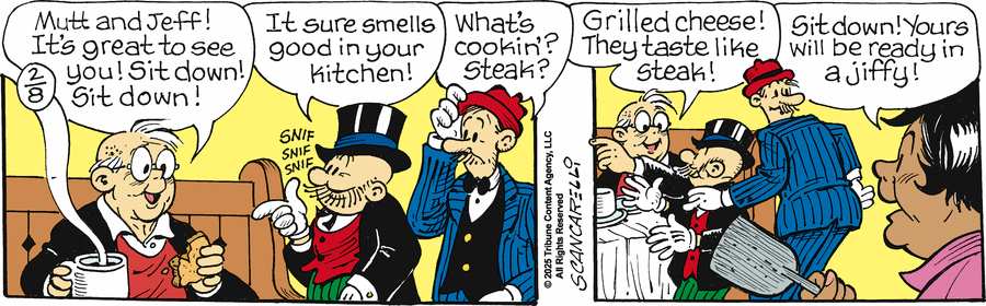 Gasoline Alley Comic Strip for February 08, 2025 