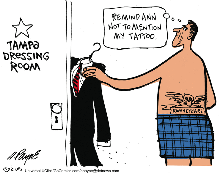 Henry Payne Comic Strip for August 31, 2012 