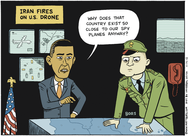 Matt Bors Comic Strip for November 14, 2012 