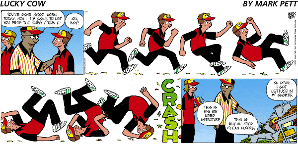 Lucky Cow Comic Strip for November 16, 2003 