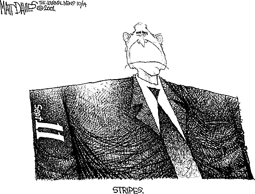 Matt Davies Comic Strip for October 12, 2001 