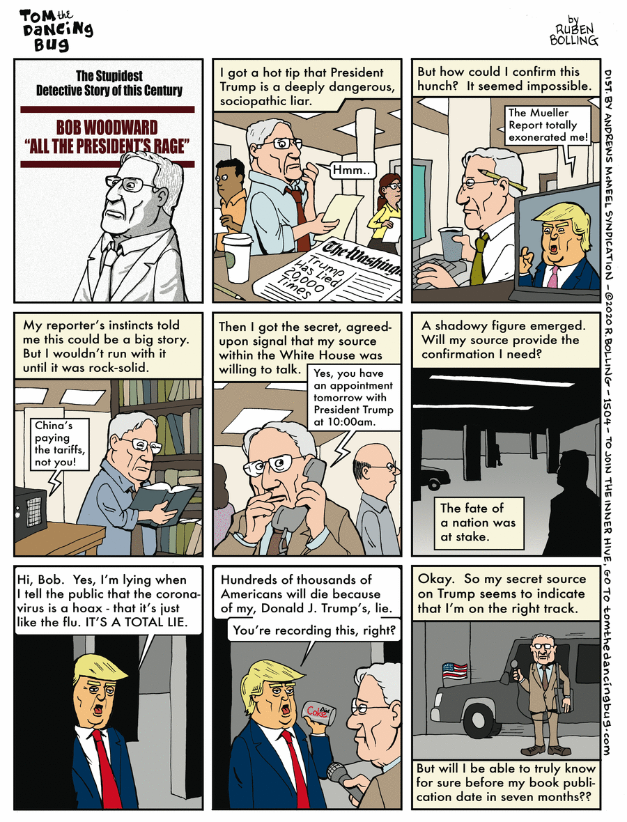 Tom the Dancing Bug Comic Strip for September 18, 2020 