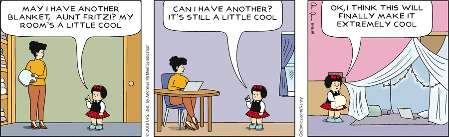 Nancy Comic Strip for October 16, 2018 