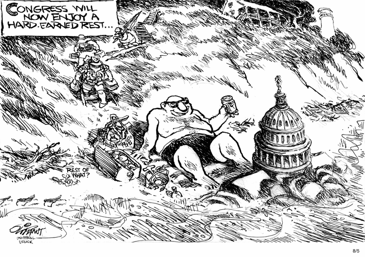 Pat Oliphant Comic Strip for August 05, 2013 