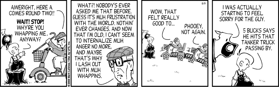 Cow and Boy Classics Comic Strip for August 19, 2008 