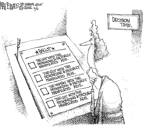 Matt Davies Comic Strip for November 04, 2002 