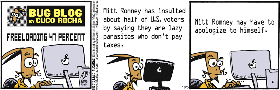 La Cucaracha Comic Strip for October 05, 2012 