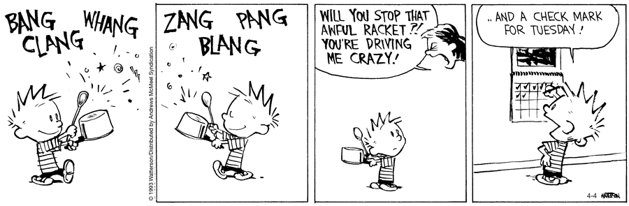 Calvin and Hobbes Comic Strip for April 04, 2023 