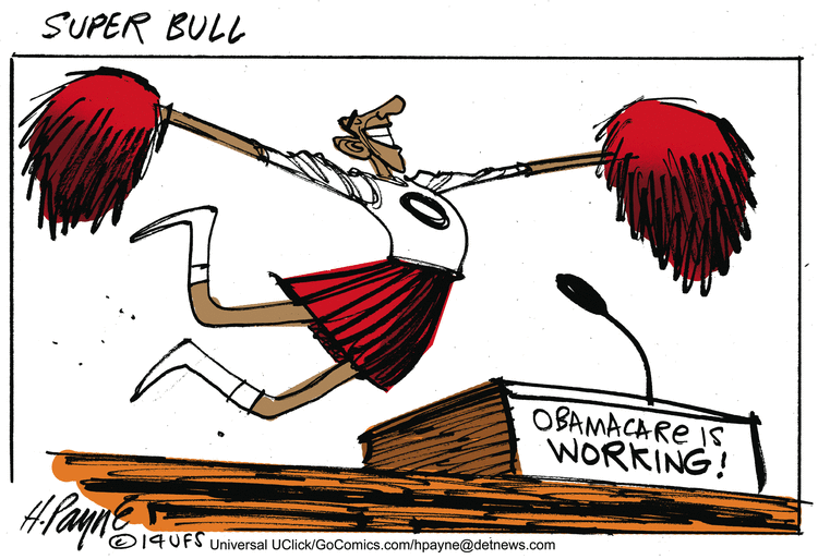 Henry Payne Comic Strip for January 30, 2014 