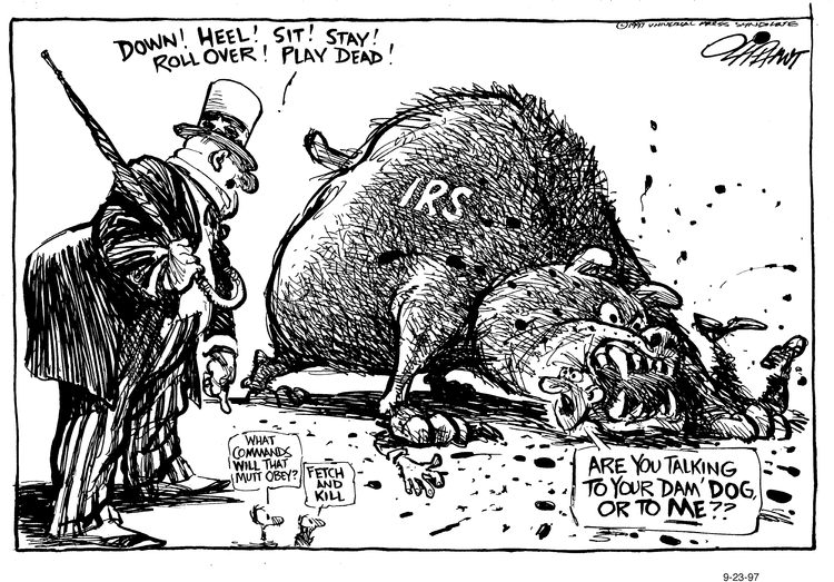 Pat Oliphant Comic Strip for September 23, 1997 