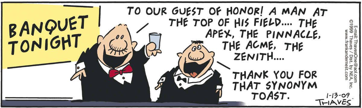 Frank and Ernest Comic Strip for January 13, 2009 