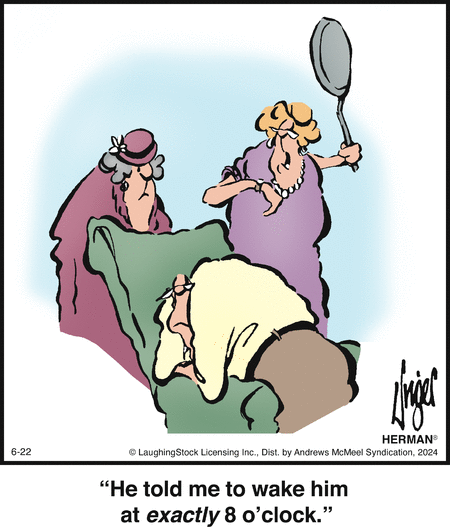 Herman Comic Strip for June 22, 2024 