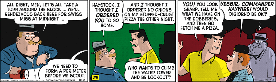 Rip Haywire Comic Strip for October 16, 2014 