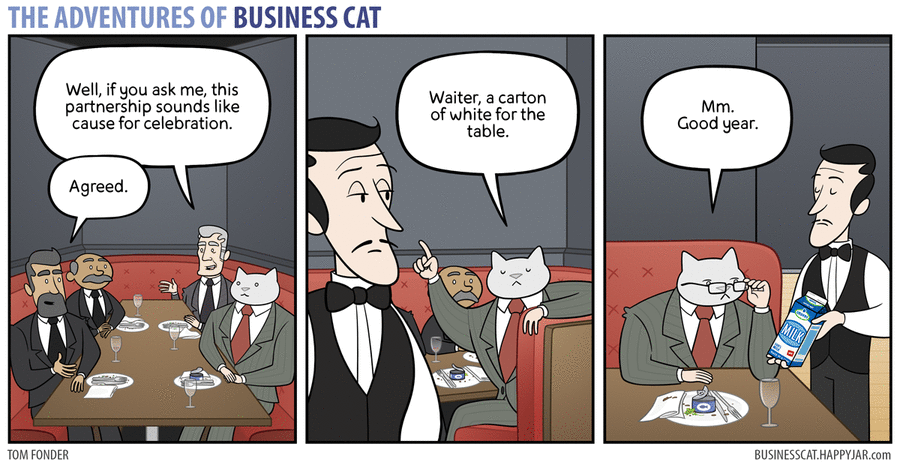 The Adventures of Business Cat Comic Strip for March 28, 2016 