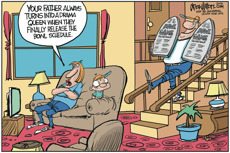 Win, Lose, Drew Comic Strip for December 06, 2012 