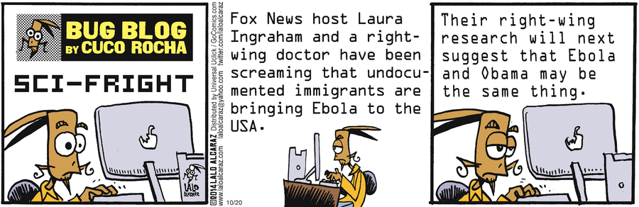 La Cucaracha Comic Strip for October 20, 2014 