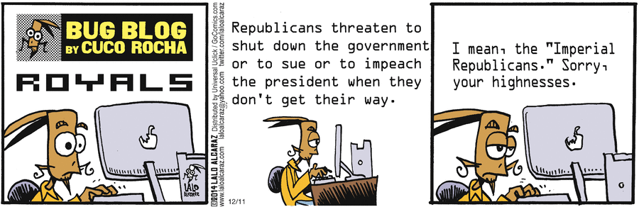 La Cucaracha Comic Strip for December 11, 2014 