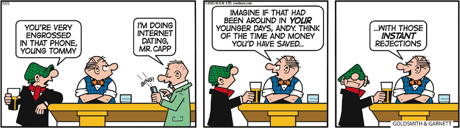 Andy Capp Comic Strip for March 25, 2025 