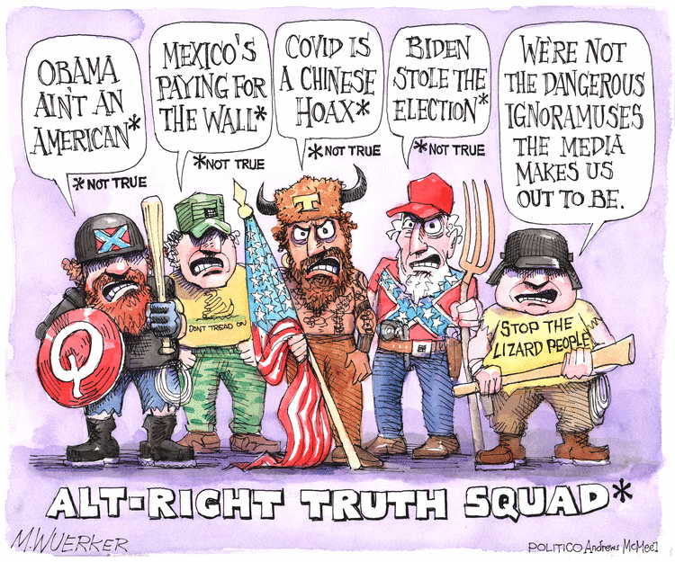 Matt Wuerker Comic Strip for January 13, 2021 