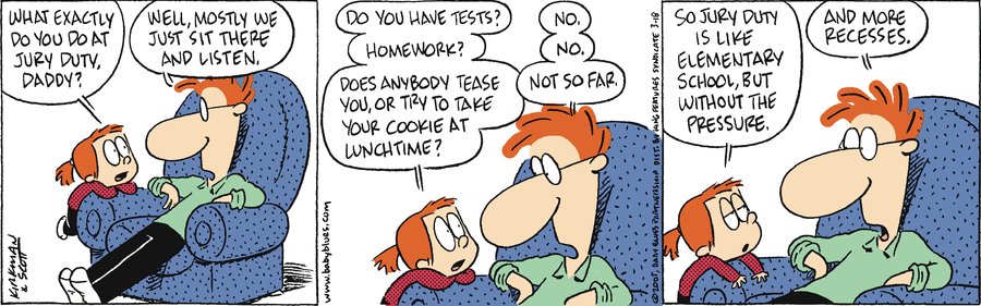 Baby Blues Comic Strip for March 18, 2005 