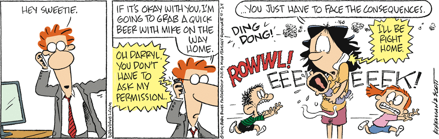 Baby Blues Comic Strip for April 24, 2014 