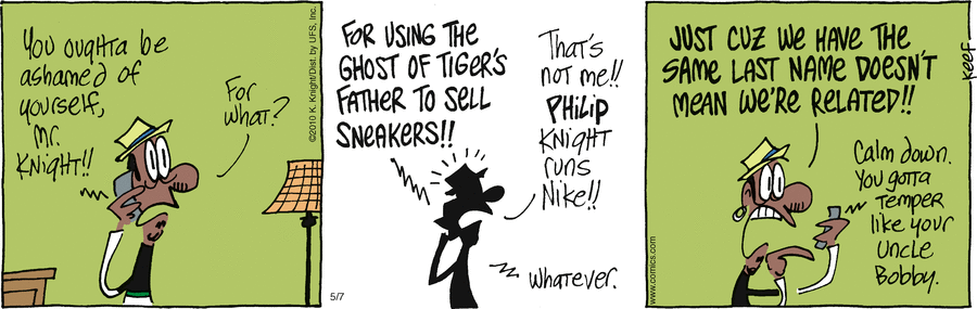 The Knight Life Comic Strip for May 07, 2010 