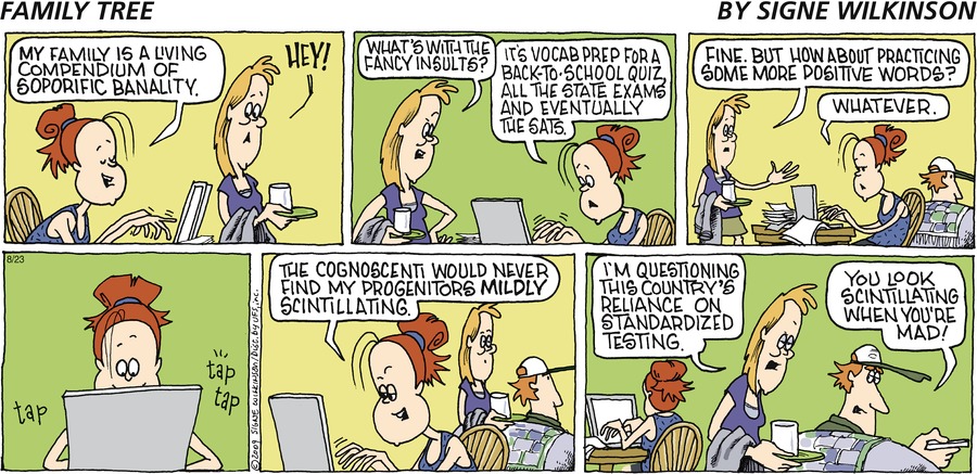 Family Tree Comic Strip for August 23, 2009 