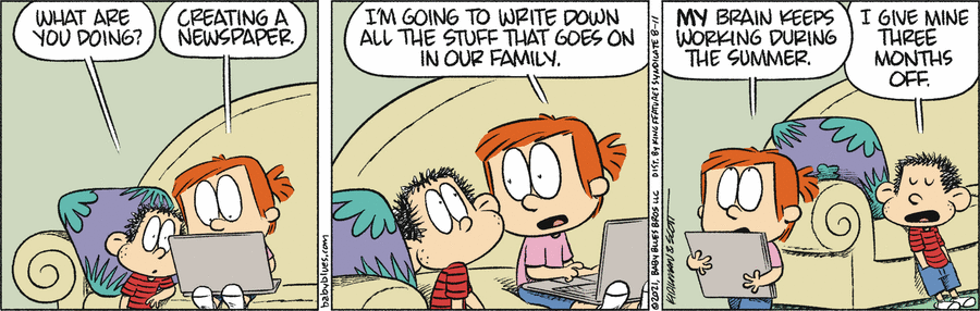 Baby Blues Comic Strip for August 11, 2021 