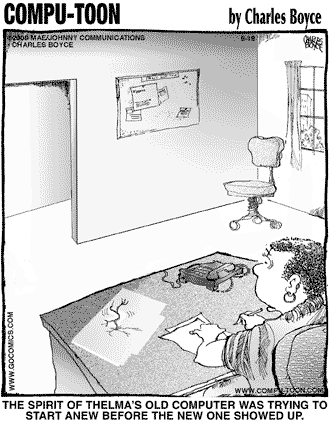 Compu-toon Comic Strip for May 18, 2009 
