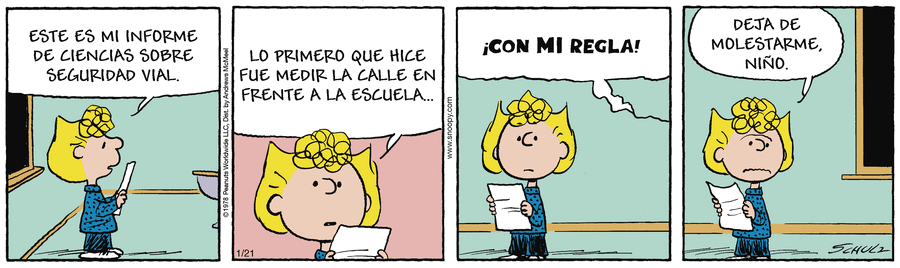 Snoopy en Español Comic Strip for January 21, 2025 
