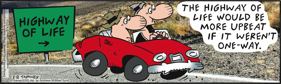 Frank and Ernest Comic Strip for February 08, 2025 