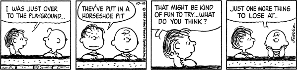 Peanuts Comic Strip for October 16, 1984 