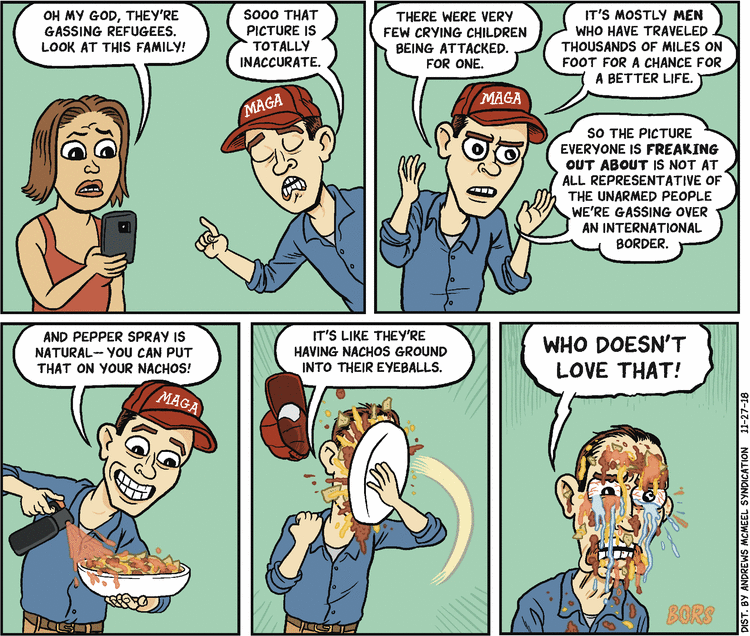 Matt Bors Comic Strip for November 27, 2018 