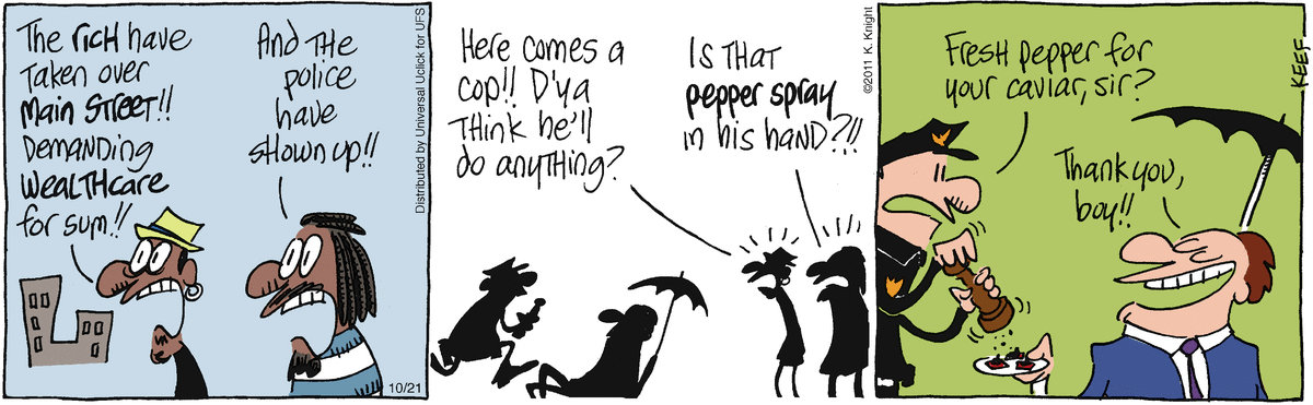 The Knight Life Comic Strip for October 21, 2011 