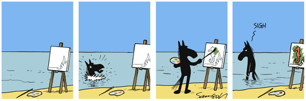 Dark Side of the Horse Comic Strip for February 17, 2011 