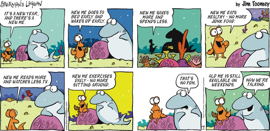 Sherman's Lagoon Comic Strip for January 05, 2025 