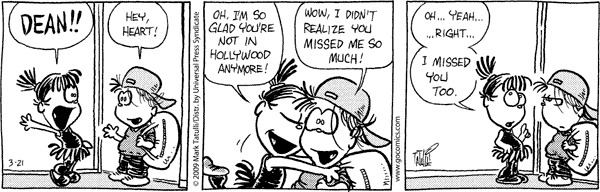 Heart of the City Comic Strip for March 21, 2009 