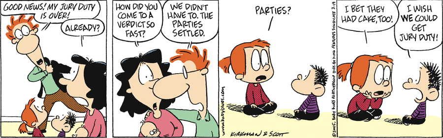Baby Blues Comic Strip for March 19, 2005 