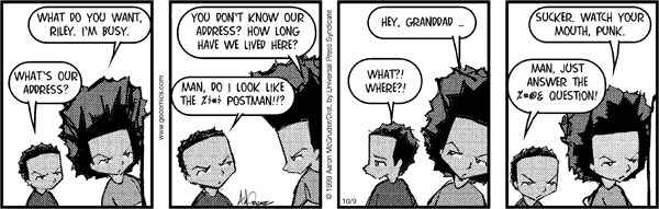 The Boondocks Comic Strip for May 12, 2014 