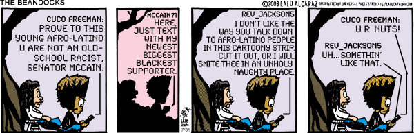 La Cucaracha Comic Strip for July 31, 2008 