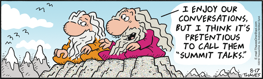 Frank and Ernest Comic Strip for August 17, 2018 