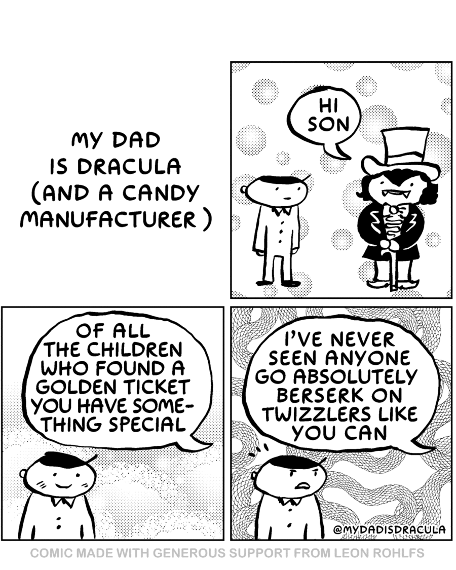 My Dad is Dracula Comic Strip for February 17, 2025 
