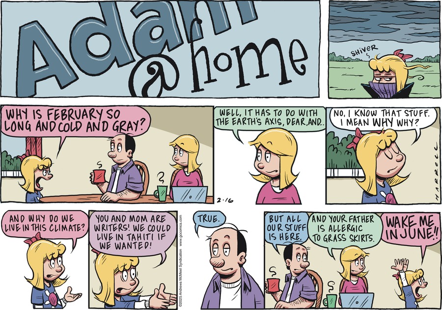 Adam@Home Comic Strip for February 16, 2025 